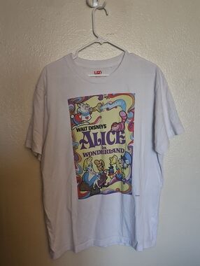 Disney Alice In Wonderland White Cotton Tee